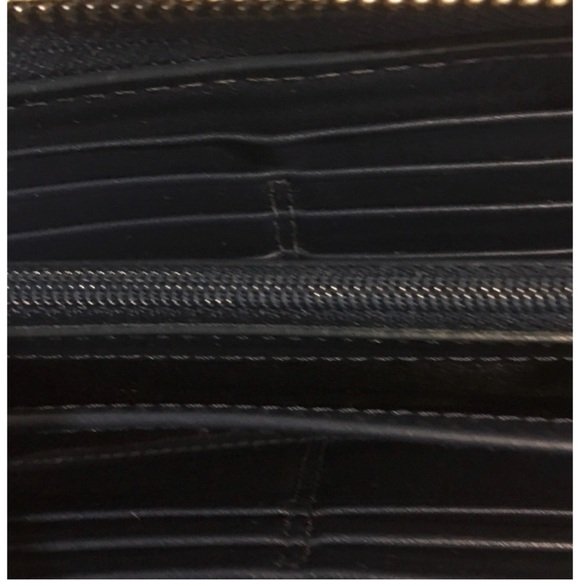 Coach navy blue leather wallet - Picture 4 of 8